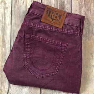 True Religion Jeans Shannon Skinny Cords Corduroy